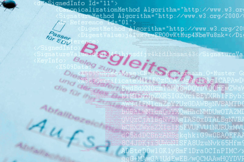 Für die Entsorgung gefährlicher Abfälle besteht eine Nachweispflicht (Foto: Streetz, REGISTA)