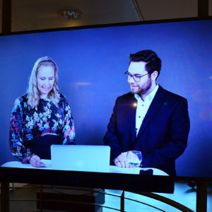 Nadine Faßhauer im Gespräch mit Kevin Kelzenberg, Bereichsleiter der EONOVA