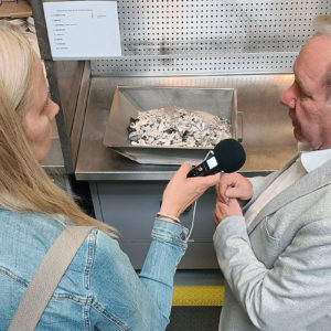 Das, was nach dem Verdampfen übrig bleibt, sind die nicht brennbaren Teile, also Kalzium und Mineralstoffe (Foto: Abfallmanager Medizin)