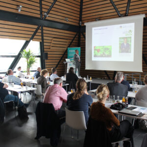 Michael Schmitz referierte über das digitale Entsorgungsmanagement am Universitätsklinikum Bonn (Foto: Abfallmanager Medizin)