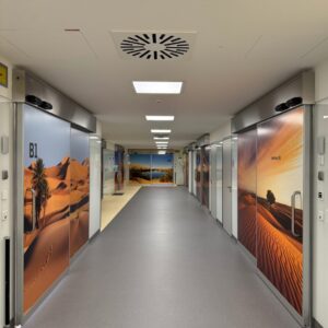 Flur im OP-Trakt Klink Detmold