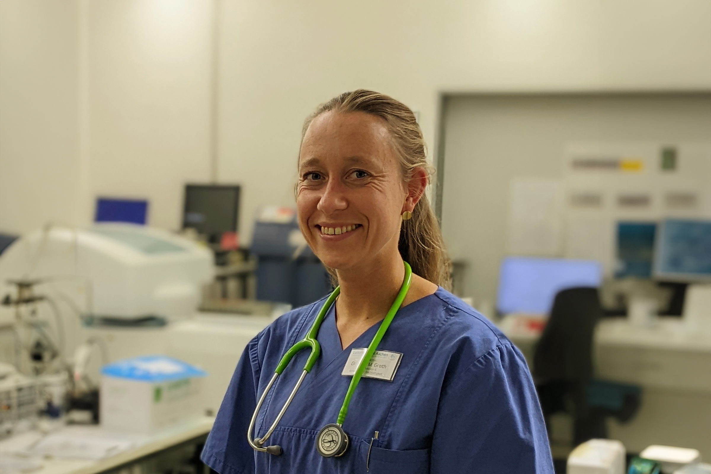 Dr. Martha Groth setzt sich als Referentin für Nachhaltigkeit im Luisenhospital Aachen für mehr Nachhaltigkeit ein. (Foto: Dr. Martha Groth)