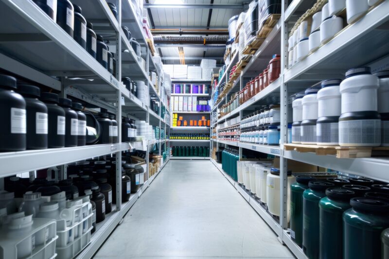 Lager mit gefährlichen Stoffen (Foto: apirom)
